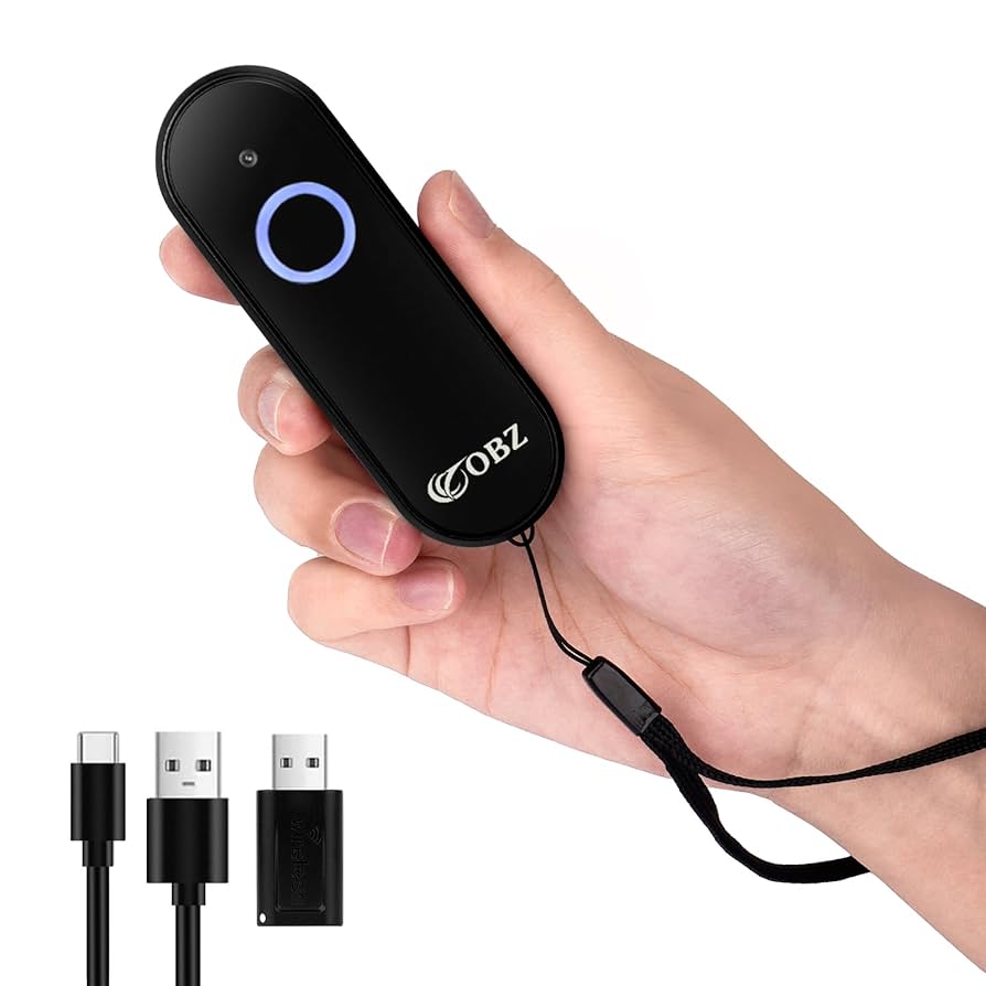 Amazon.com : Mini 2D Bluetooth Barcode Scanner 2.4G Wireless